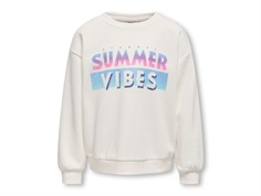 Kids ONLY sweatshirt cloud dancer with summer print  